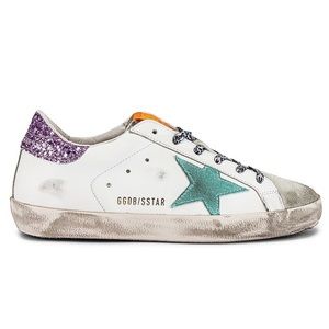 Golden goose sneakers glitter heel